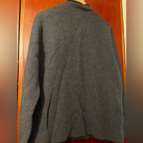 Pendleton Sweater Mens Medium Full Zip Washable Wool Knit Warm Comfort - Picture 4 of 9